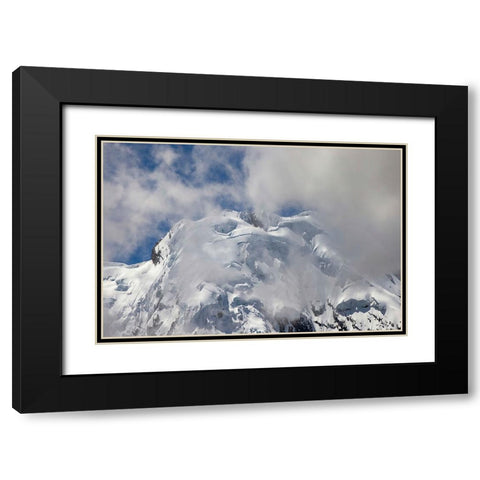 Antisana volcano-Antisana National Park-Ecuador Black Modern Wood Framed Art Print with Double Matting by Jones, Adam