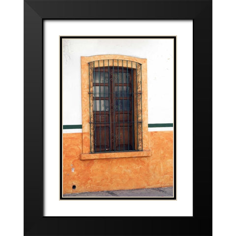 Mexico, Cabo San Lucas Detail of wooden window Black Modern Wood Framed Art Print with Double Matting by Ross, Nancy ,  Steve