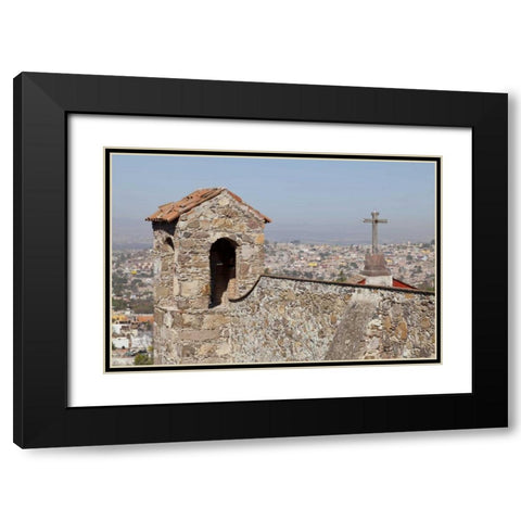 Mexico, San Miguel de Allende View of the city Black Modern Wood Framed Art Print with Double Matting by Paulson, Don