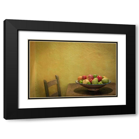 Mexico, San Miguel de Allende Fruit bowl Black Modern Wood Framed Art Print with Double Matting by Paulson, Don