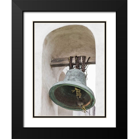Mexico, San Miguel de Allende Church bell Black Modern Wood Framed Art Print with Double Matting by Paulson, Don