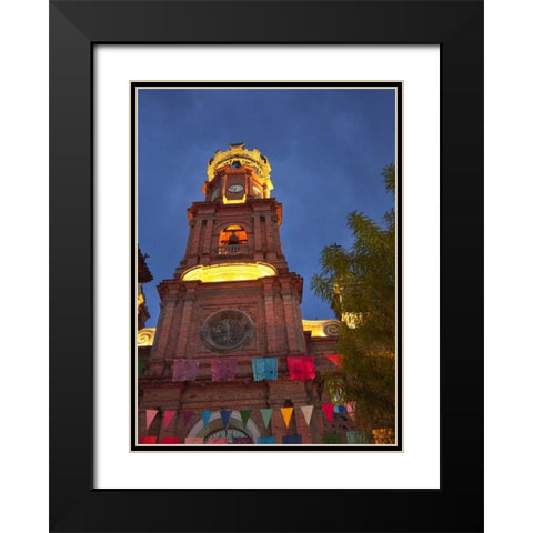 Mexico Exterior of Our Lady of Guadalupe church Black Modern Wood Framed Art Print with Double Matting by Ross, Steve