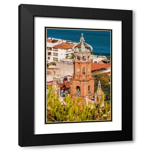 Our Lady of Guadalupe-Puerto Vallarta-Jalisco-Mexico Black Modern Wood Framed Art Print with Double Matting by DeFreitas, Michael