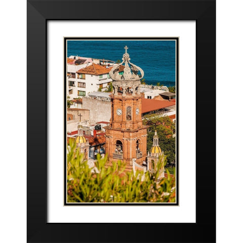 Our Lady of Guadalupe-Puerto Vallarta-Jalisco-Mexico Black Modern Wood Framed Art Print with Double Matting by DeFreitas, Michael