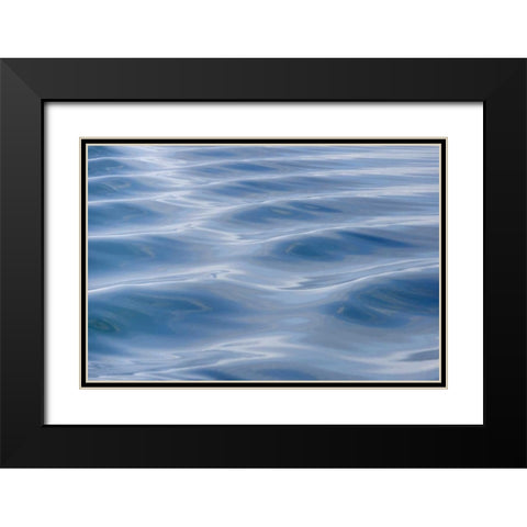 USA, Alaska Detail of boat wake Black Modern Wood Framed Art Print with Double Matting by Paulson, Don