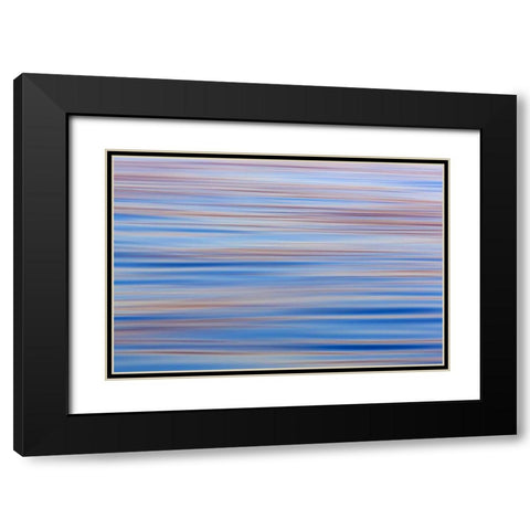 USA, Alaska Water abstract at sunset Black Modern Wood Framed Art Print with Double Matting by Paulson, Don