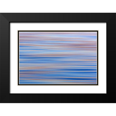 USA, Alaska Water abstract at sunset Black Modern Wood Framed Art Print with Double Matting by Paulson, Don