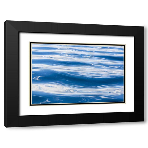 USA, Alaska Water abstract Black Modern Wood Framed Art Print with Double Matting by Paulson, Don