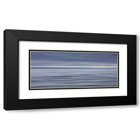 Alaska Gulf of Alaska Panorama of abstract seascape in Gulf of Alaska  Black Modern Wood Framed Art Print with Double Matting by Jaynes Gallery