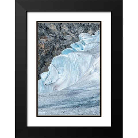 Mendenhall Glacier-Juneau-Alaska-USA Black Modern Wood Framed Art Print with Double Matting by Engelbrecht, Jim