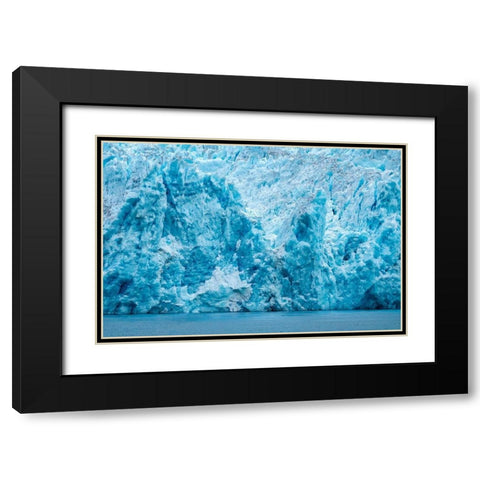 LeConte glacier-LeConte Bay-Alaska-USA Black Modern Wood Framed Art Print with Double Matting by Engelbrecht, Jim