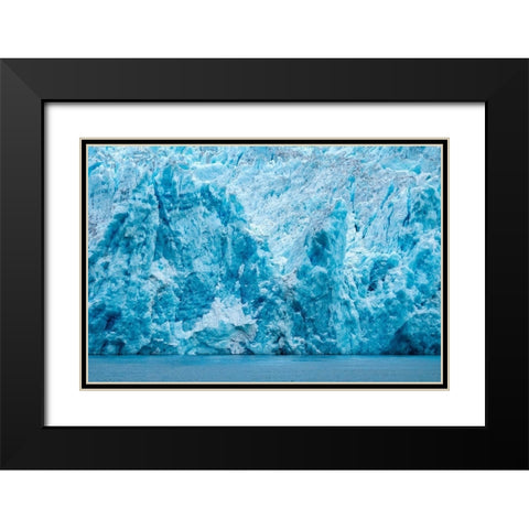 LeConte glacier-LeConte Bay-Alaska-USA Black Modern Wood Framed Art Print with Double Matting by Engelbrecht, Jim