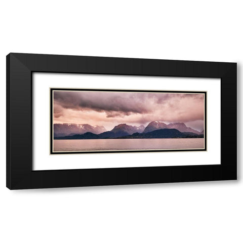 Homer Dusk-Alaska Black Modern Wood Framed Art Print with Double Matting by Ford, John