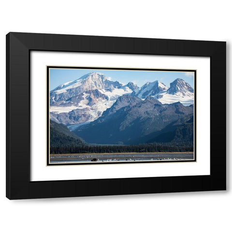 Cook Inlet-Lake Clark National Park and Preserve-Alaska Black Modern Wood Framed Art Print with Double Matting by Sienda, Jolly