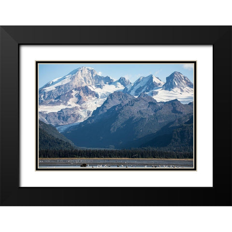 Cook Inlet-Lake Clark National Park and Preserve-Alaska Black Modern Wood Framed Art Print with Double Matting by Sienda, Jolly