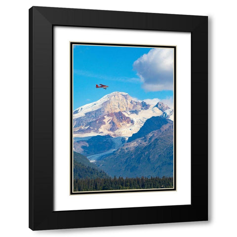 Lake Clark National Park and Preserve-Cook Inlet-Kenai Peninsula-Alaska Black Modern Wood Framed Art Print with Double Matting by Sienda, Jolly