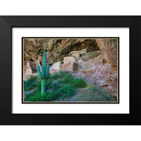 Tonto National Monument-Arizona-USA Black Modern Wood Framed Art Print with Double Matting by Miller, Anna