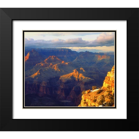 USA, Arizona, Grand Canyon NP in winter Black Modern Wood Framed Art Print with Double Matting by Talbot Frank, Christopher