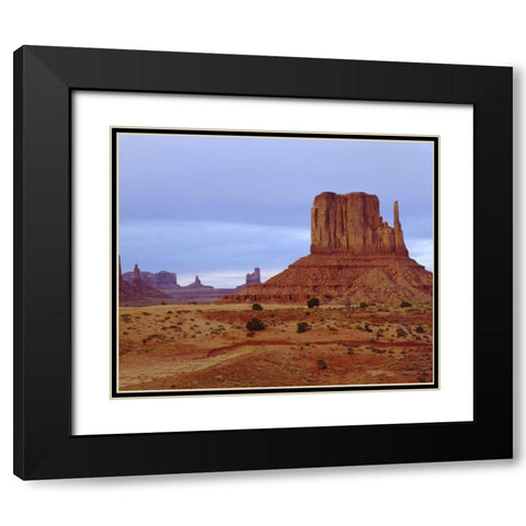 Arizona Sandstone formations in Monument Valley Black Modern Wood Framed Art Print with Double Matting by Talbot Frank, Christopher