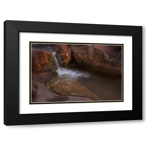 Arizona, Grand Canyon Flowing Royal Arch Creek Black Modern Wood Framed Art Print with Double Matting by Grall, Don