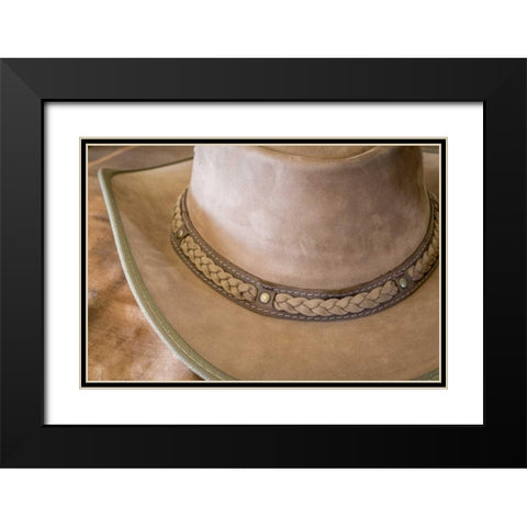 USA, Arizona, Tucson Close-up of cowboy hat Black Modern Wood Framed Art Print with Double Matting by Paulson, Don