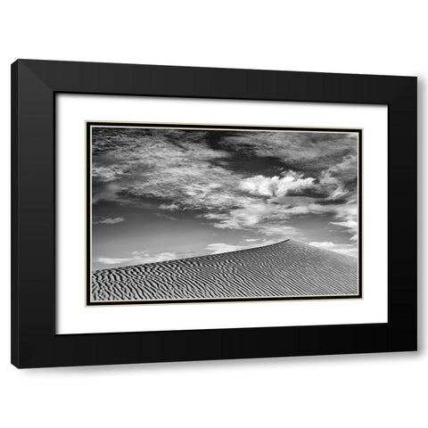 California-Death Valley National Park-Early morning on the Mesquite Flat Dunes Black Modern Wood Framed Art Print with Double Matting by Collins, Ann