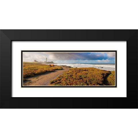 Big Sur Area-California-USA Black Modern Wood Framed Art Print with Double Matting by Miller, Anna