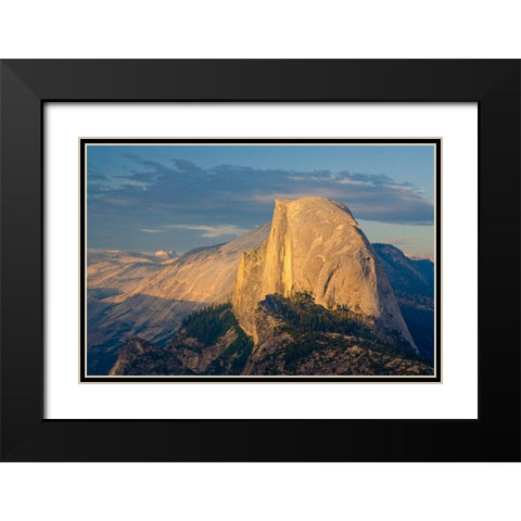 Half Dome from Glacier Point-Yosemite National Park-California-USA Black Modern Wood Framed Art Print with Double Matting by Miller, Anna