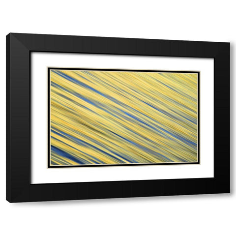 CA, La Jolla Abstract blur of ocean at dawn Black Modern Wood Framed Art Print with Double Matting by Morris, Arthur