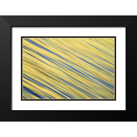 CA, La Jolla Abstract blur of ocean at dawn Black Modern Wood Framed Art Print with Double Matting by Morris, Arthur