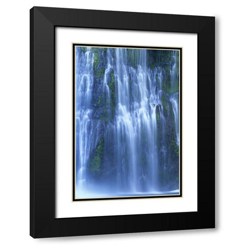 CA, McArthur-Burney Falls SP Burney Falls Black Modern Wood Framed Art Print with Double Matting by Welling, Dave