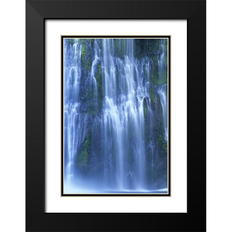 CA, McArthur-Burney Falls SP Burney Falls Black Modern Wood Framed Art Print with Double Matting by Welling, Dave