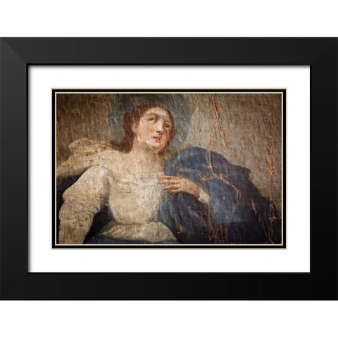 CA, Jolon, Painting of The Assumption Black Modern Wood Framed Art Print with Double Matting by Paulson, Don
