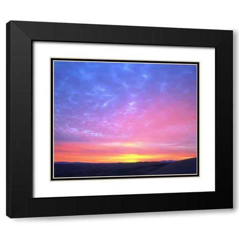 CA, San Diego, Sunrise Clouds over the desert Black Modern Wood Framed Art Print with Double Matting by Talbot Frank, Christopher