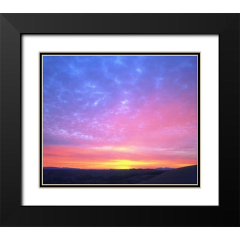 CA, San Diego, Sunrise Clouds over the desert Black Modern Wood Framed Art Print with Double Matting by Talbot Frank, Christopher