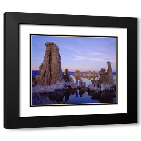California Tufa Formations on Mono Lake Black Modern Wood Framed Art Print with Double Matting by Talbot Frank, Christopher