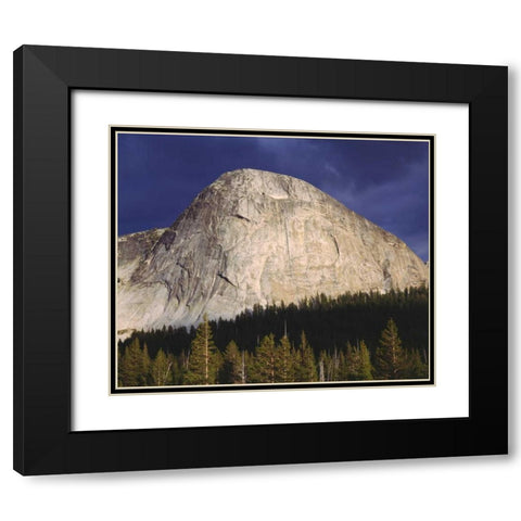 CA, Yosemite Fairview Dome in Tuolumne Meadows Black Modern Wood Framed Art Print with Double Matting by Talbot Frank, Christopher