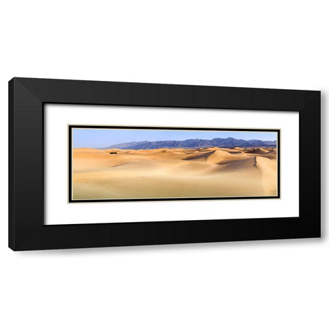Death Valley. Landscape of Mesquite Flats Sand Dunes. Black Modern Wood Framed Art Print with Double Matting by Muir, Janet