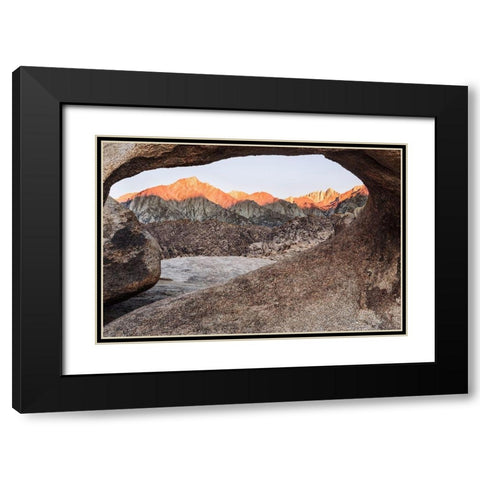 Mosaic Arch-California Black Modern Wood Framed Art Print with Double Matting by Ford, John