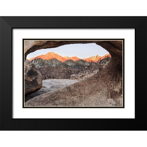 Mosaic Arch-California Black Modern Wood Framed Art Print with Double Matting by Ford, John