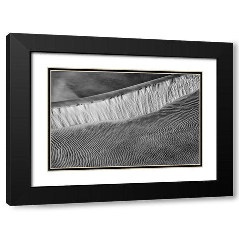 Mesquite Dunes-Death Valley National Park-California Black Modern Wood Framed Art Print with Double Matting by Ford, John