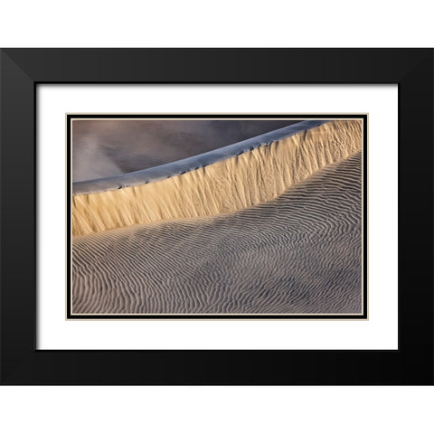 Mesquite Dunes-Death Valley National Park-California Black Modern Wood Framed Art Print with Double Matting by Ford, John