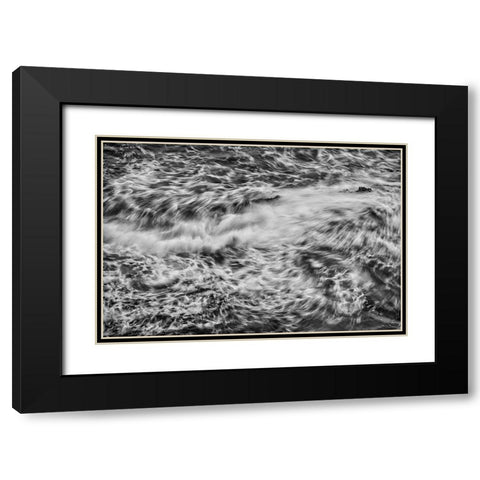 Point Lobos-Carmel-California Black Modern Wood Framed Art Print with Double Matting by Ford, John