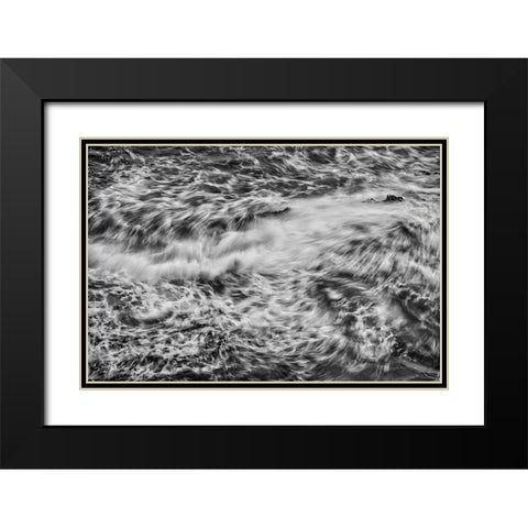 Point Lobos-Carmel-California Black Modern Wood Framed Art Print with Double Matting by Ford, John