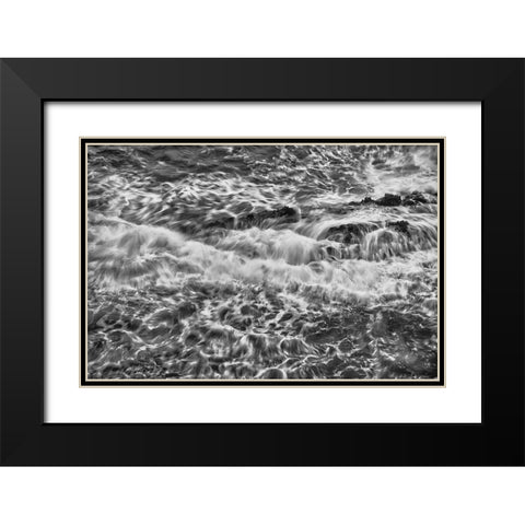 Point Lobos-Carmel-California Black Modern Wood Framed Art Print with Double Matting by Ford, John