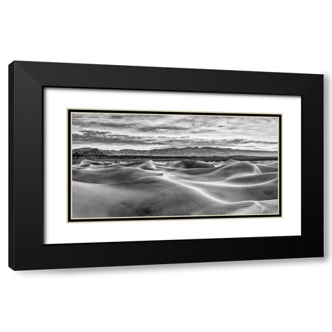 Mesquite Dunes-Death Valley National Park-California Black Modern Wood Framed Art Print with Double Matting by Ford, John