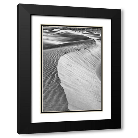 Mesquite Dunes-Death Valley National Park-California Black Modern Wood Framed Art Print with Double Matting by Ford, John