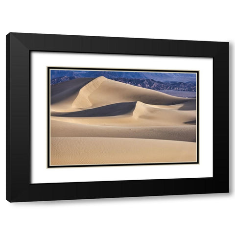 Mesquite Dunes-Death Valley National Park-California Black Modern Wood Framed Art Print with Double Matting by Ford, John