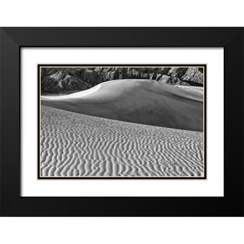 Mesquite Dunes-Death Valley National Park-California Black Modern Wood Framed Art Print with Double Matting by Ford, John
