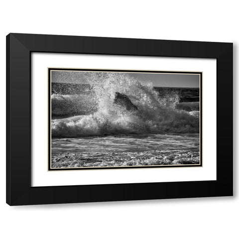 Garapata Beach-Carmel by the Sea-California Black Modern Wood Framed Art Print with Double Matting by Ford, John